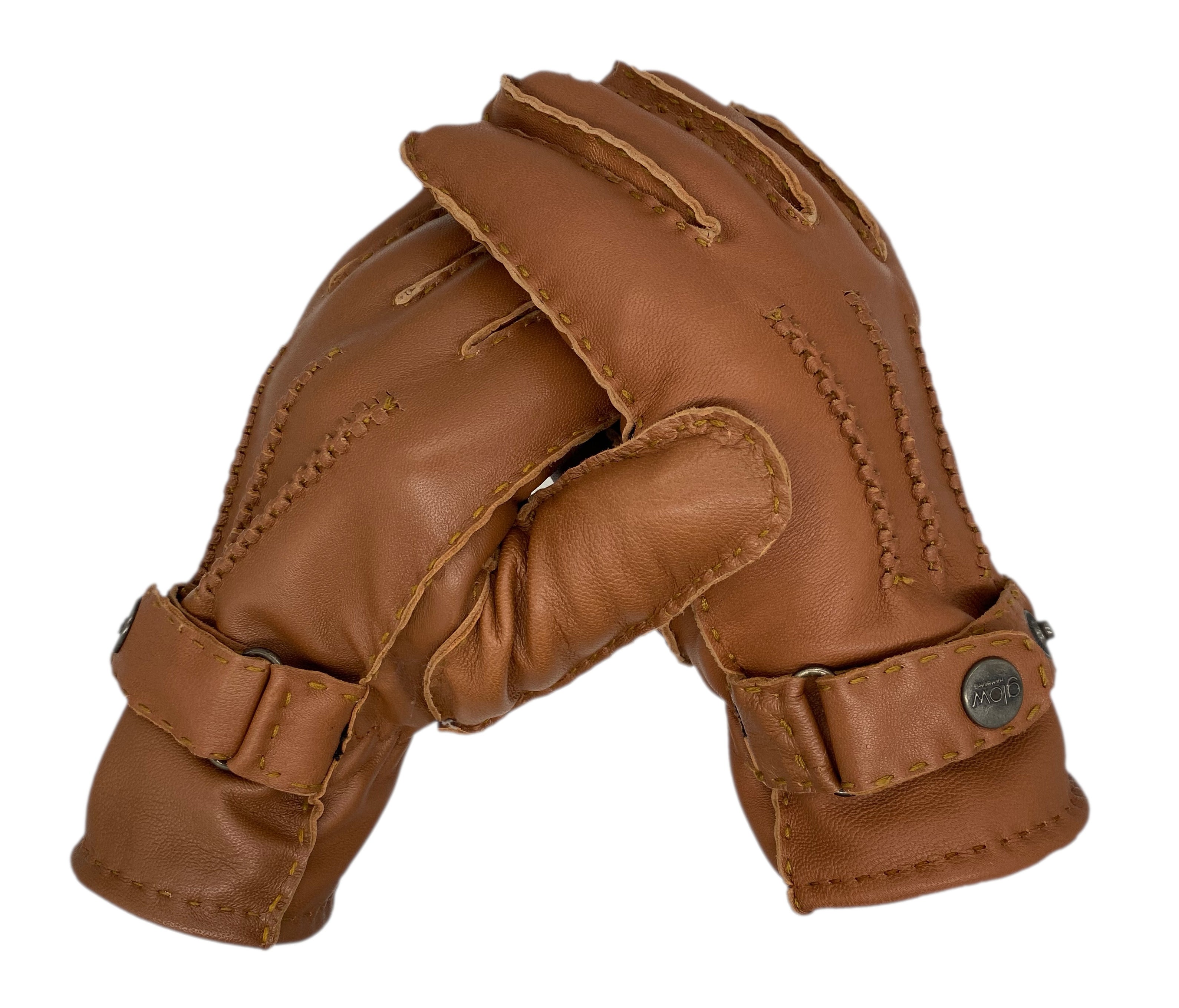 Winter Lederhandschuhe Herren aus 100% Schafsleder mit warmen Fleece-F – glow Hamburg