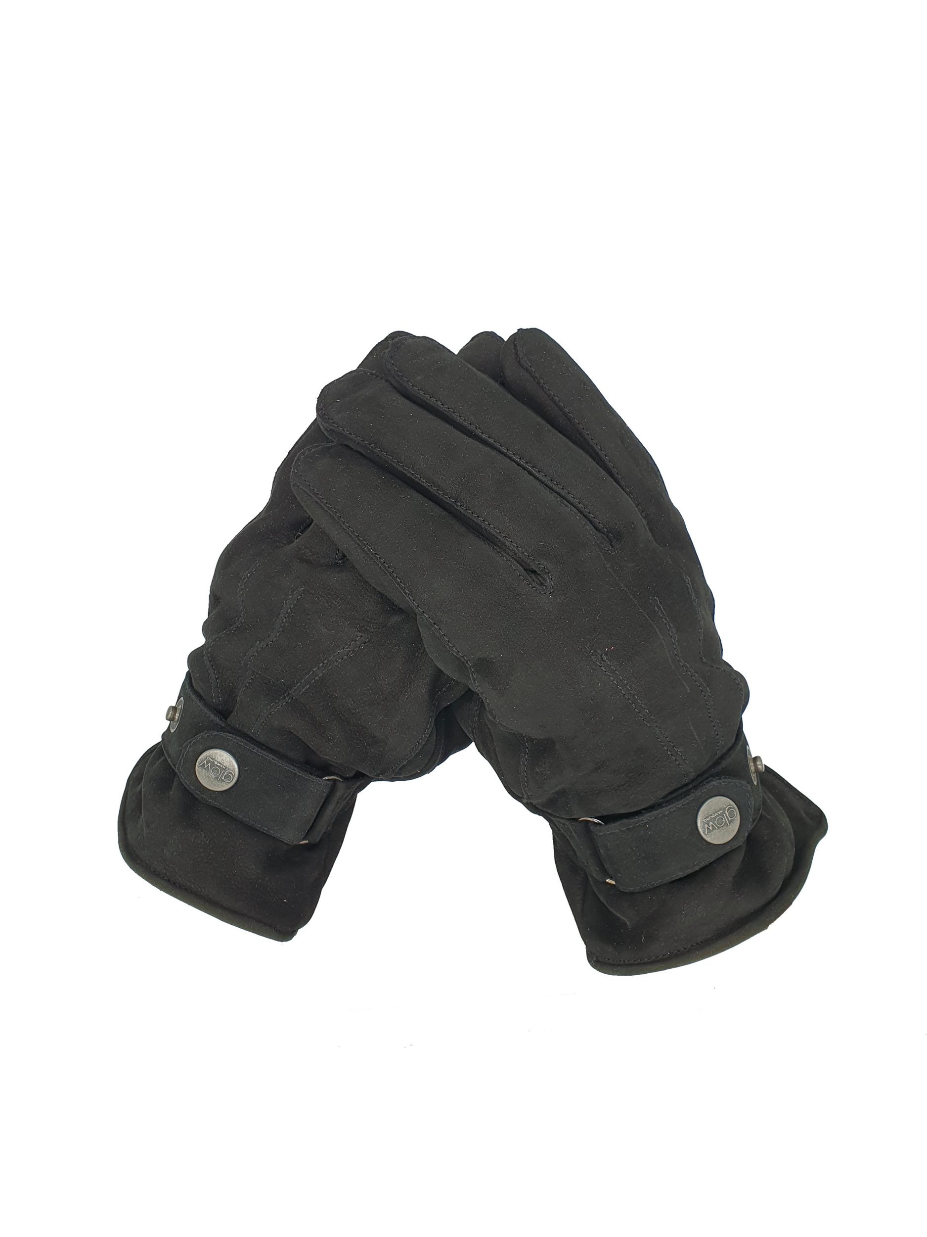 Winter-Lederhandschuhe für Herren aus 100% Nubuk-Leder