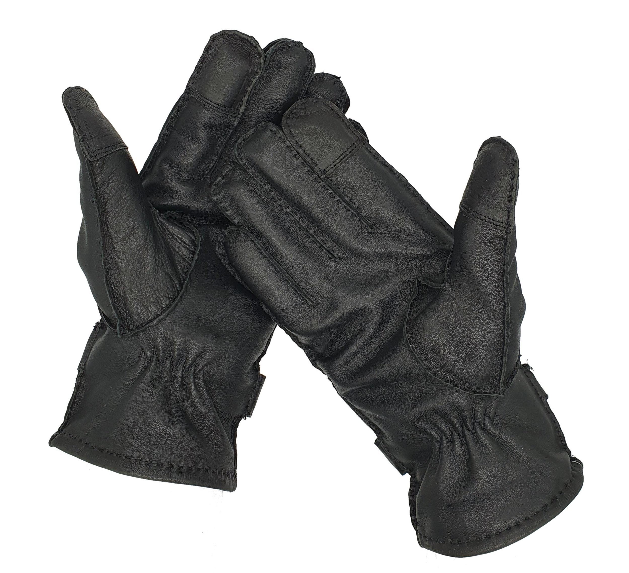 Winter-Lederhandschuhe Herren aus 100% Schafs-Leder