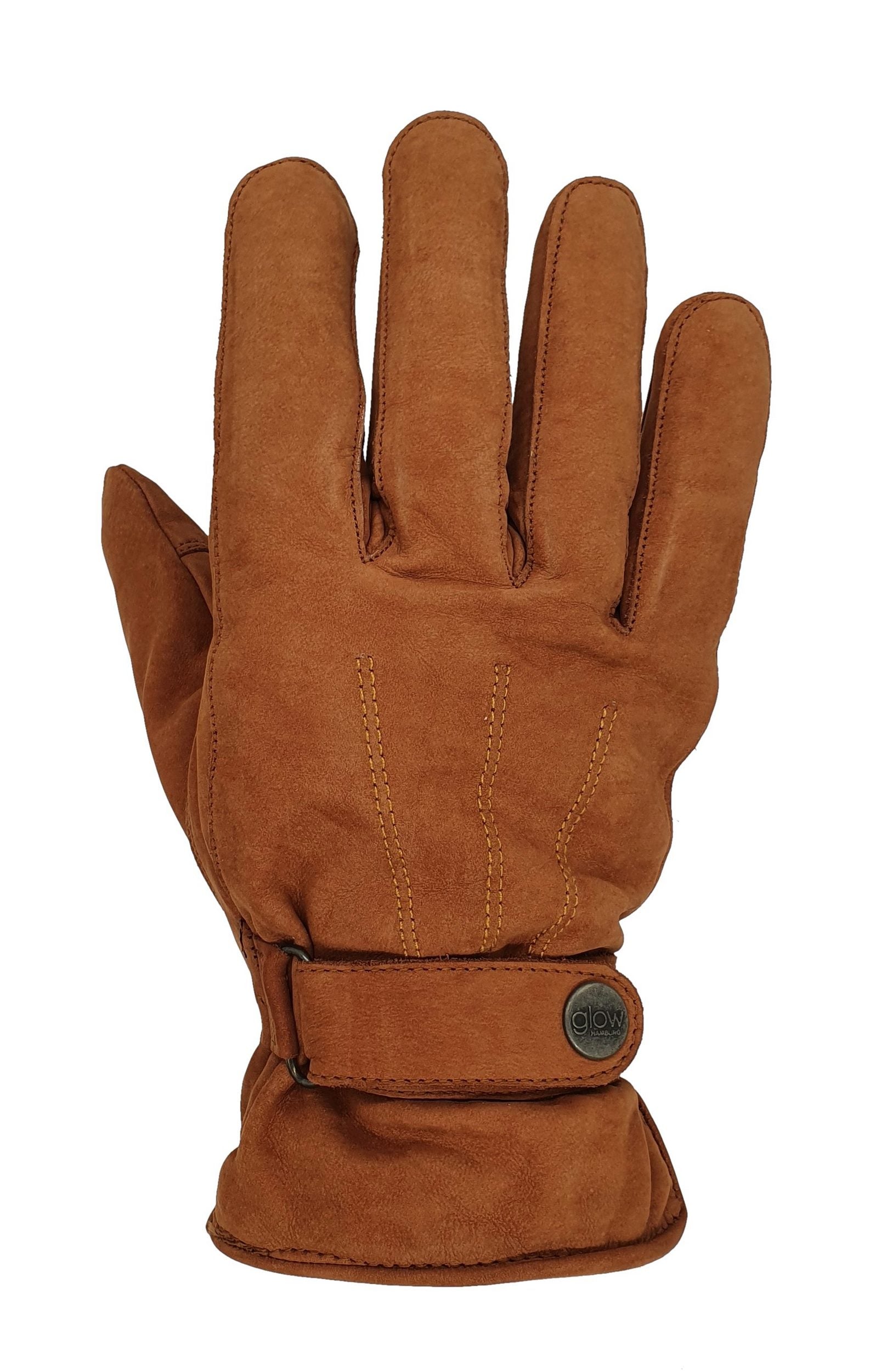 Winter-Lederhandschuhe für Herren aus 100% Nubuk-Leder