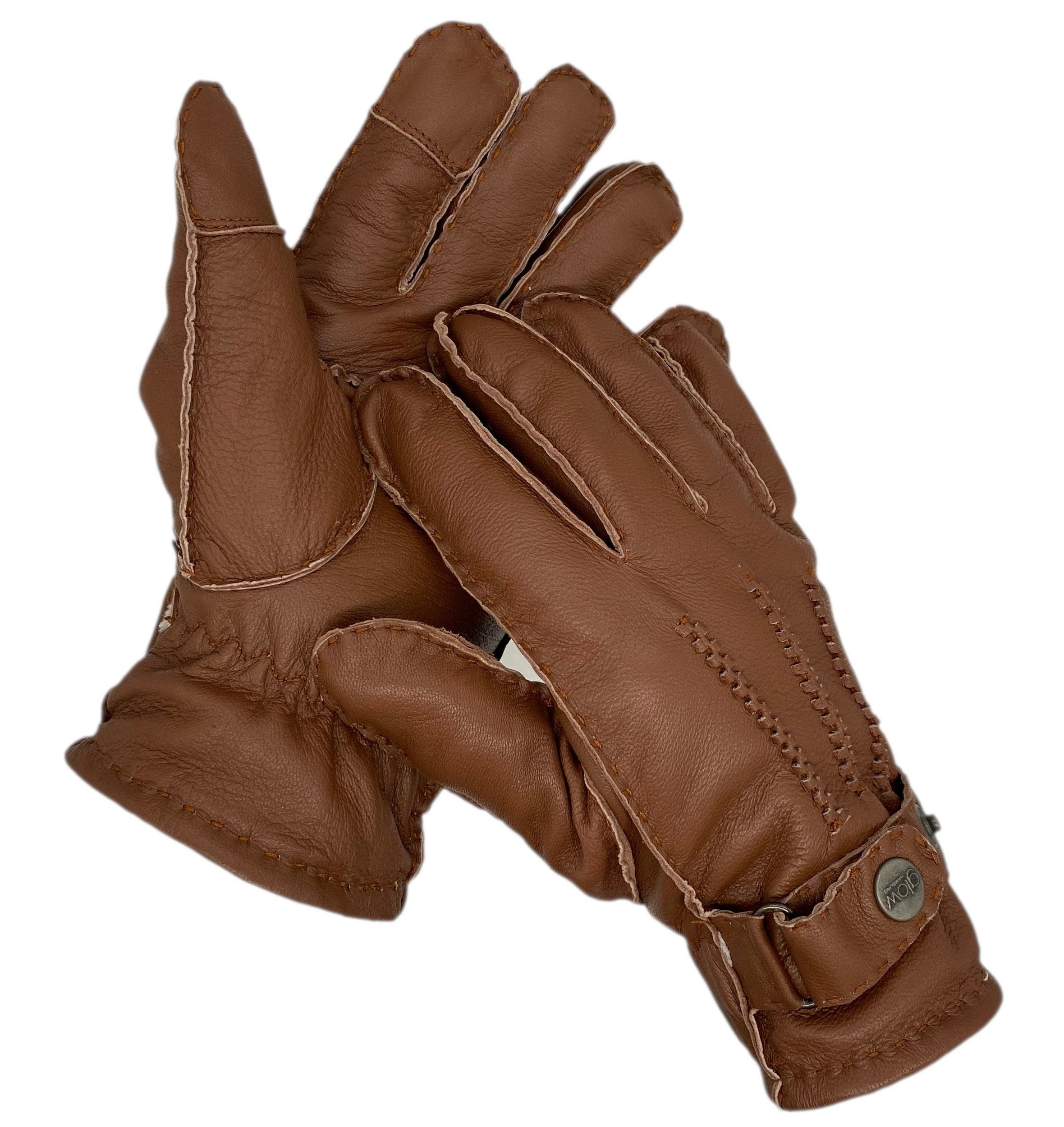 Winter-Lederhandschuhe Herren aus 100% Schafs-Leder
