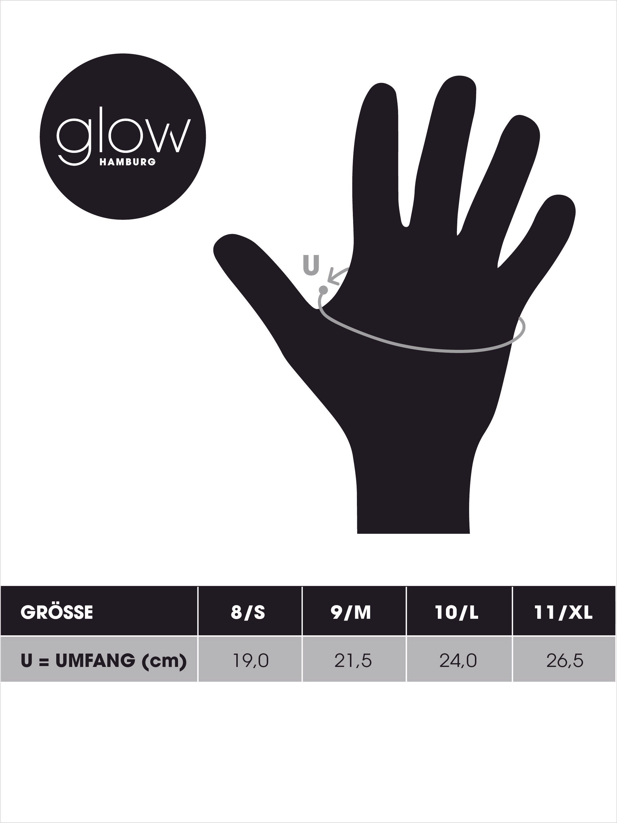 Winter Lederhandschuhe Herren aus 100% Nubuk-Leder mit Polar-Fleece-Fütterung