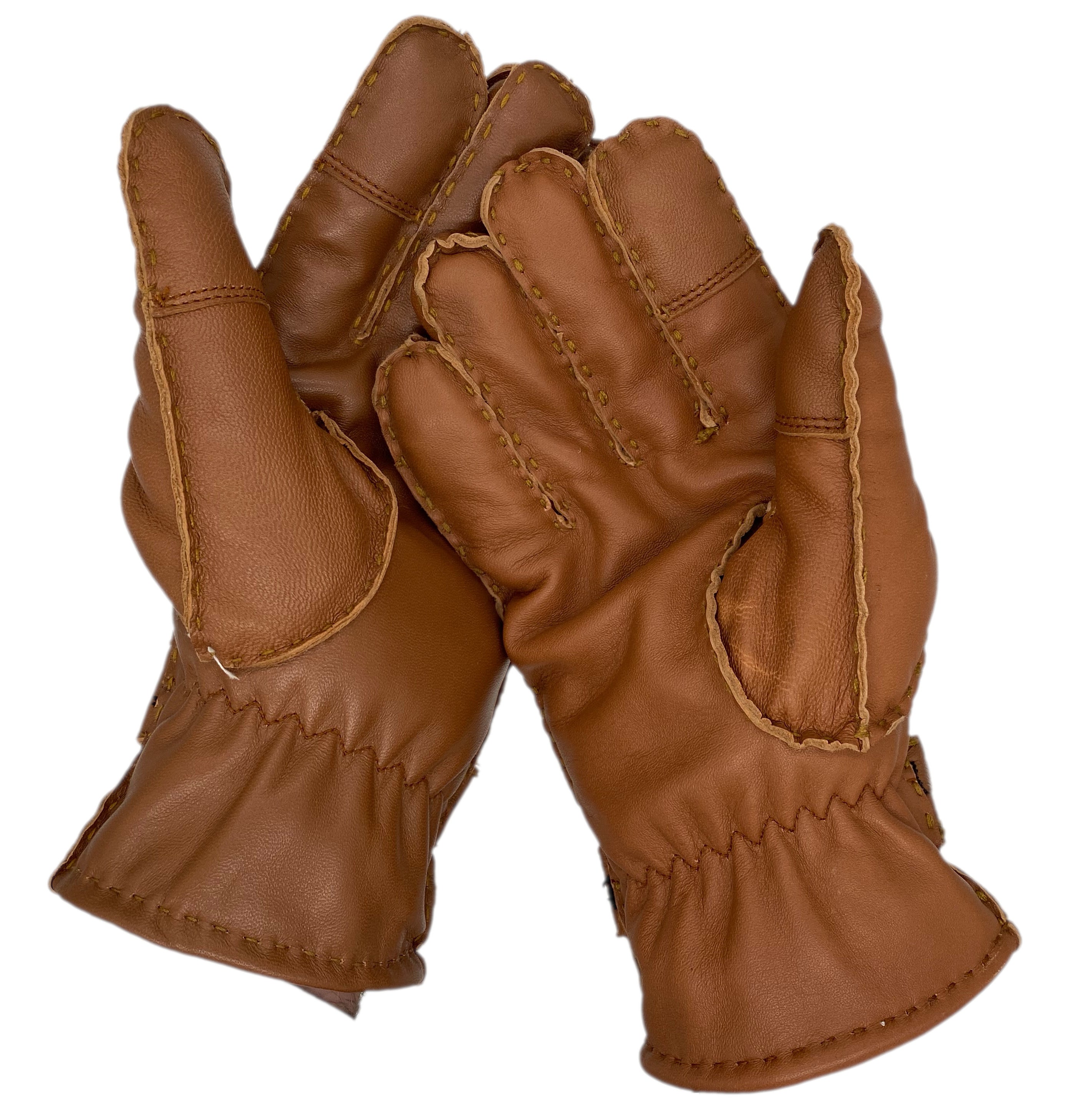 Winter Lederhandschuhe Herren aus 100% Schafsleder mit warmen Fleece-Futter