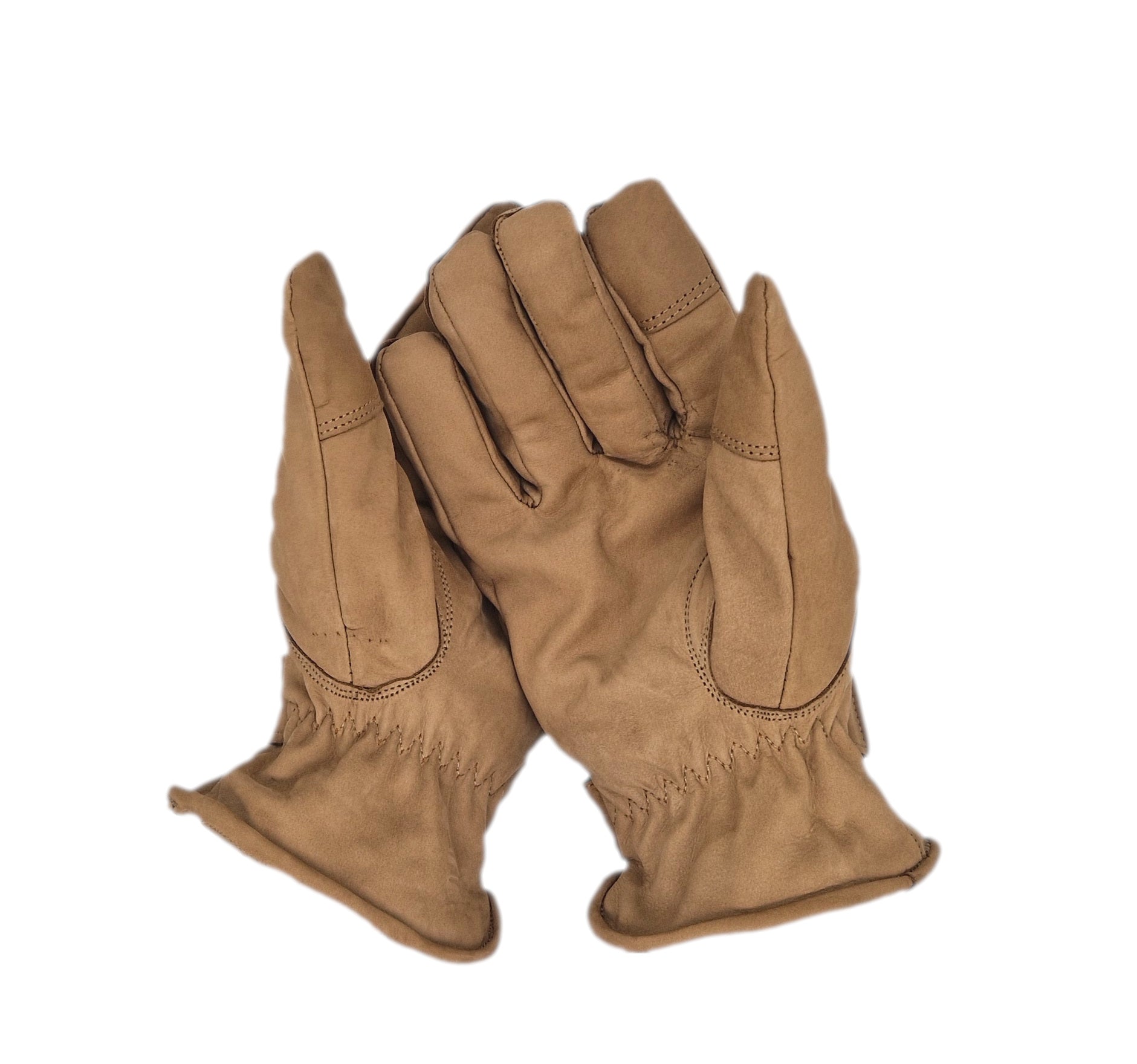 Winter Lederhandschuhe Herren aus 100% Nubuk-Leder mit Polar-Fleece-Fütterung