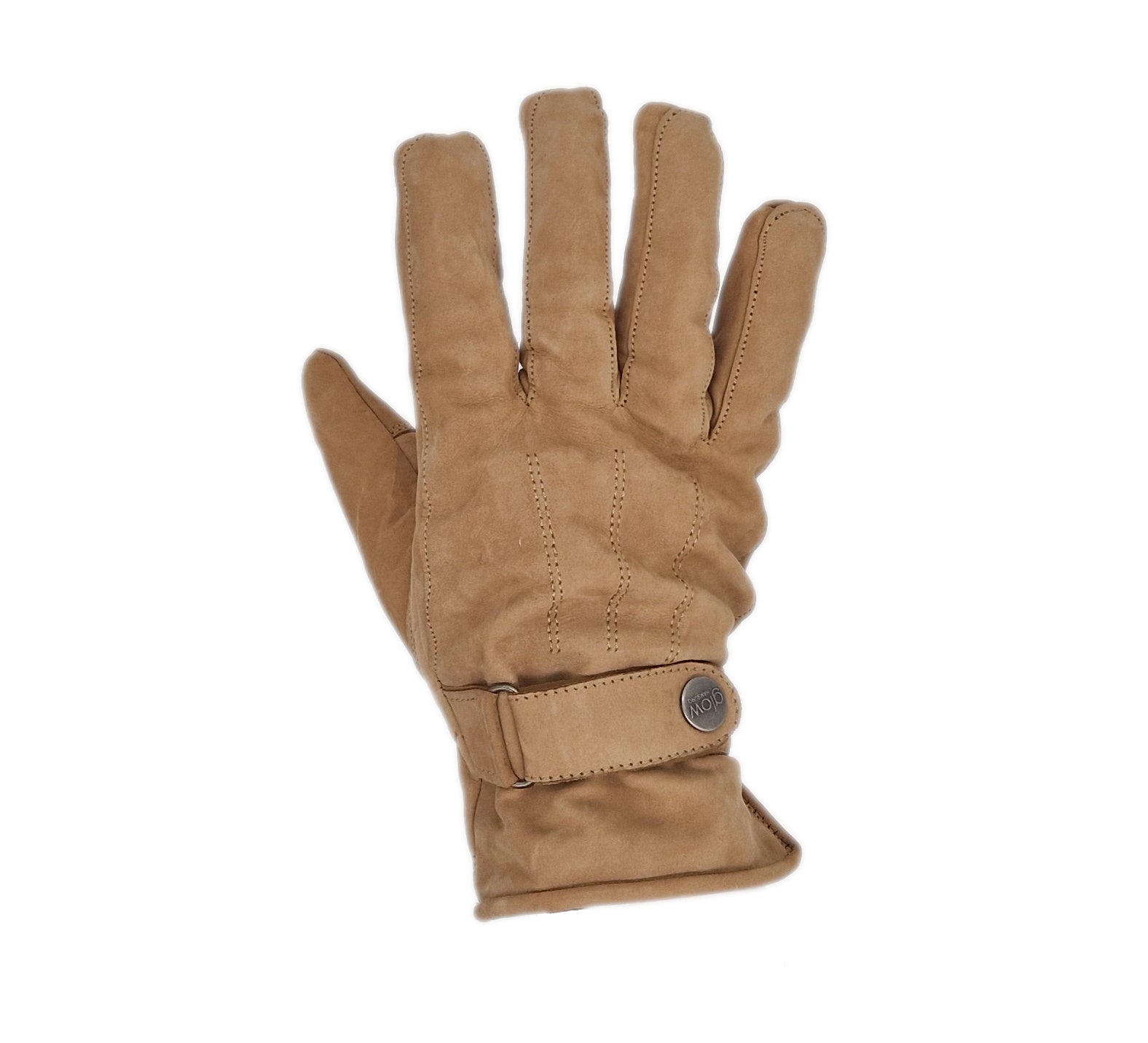 Winter Lederhandschuhe Herren aus 100% Nubuk-Leder mit Polar-Fleece-Fütterung