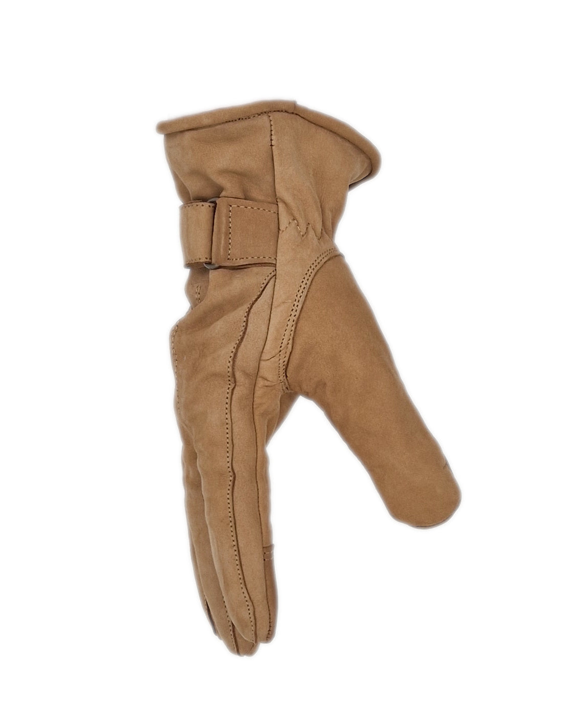 Winter Lederhandschuhe Herren aus 100% Nubuk-Leder mit Polar-Fleece-Fütterung